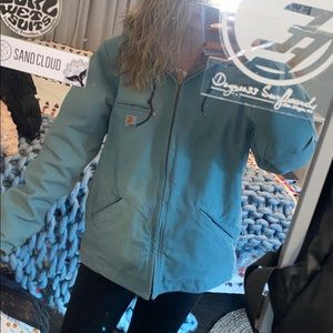 Carhartt Mint Green Jacket Size Large